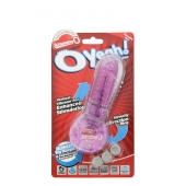 Фиолетовое эрекционное кольцо с вибрацией и пальчиком OYEAH PURPLE - Screaming O - в Подольске купить с доставкой