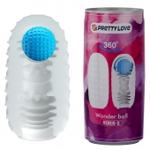 Мастурбатор с шариком внутри Wonder ball - Baile - в Подольске купить с доставкой
