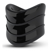 Черное эрекционное кольцо на мошонку Beef Ball Stretcher Snug X Long - Blush Novelties - в Подольске купить с доставкой