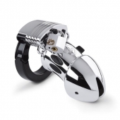 Мужской пояс верности Pubic Enemy No1 Silver Edition - MyStim - купить с доставкой в Подольске