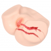 Мастурбатор-полуторс с двойным слоем материала Vanilla Onahole Real Vagina - KOKOS - в Подольске купить с доставкой