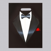 Пакет «Смокинг» полиэтиленовый с вырубной ручкой (30х40 см) - UPAK LAND - купить с доставкой в Подольске