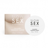 Массажная свеча для всего тела Slow Sex - 50 гр. - Bijoux Indiscrets - купить с доставкой в Подольске