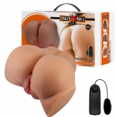 Карамельный мастурбатор-полуторс Emilia с вибрацией - Baile - в Подольске купить с доставкой