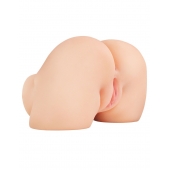 Телесный мастурбатор-полуторс с вибрацией Shake That Ass - Pipedream - в Подольске купить с доставкой