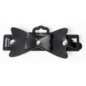 Черные наручники с бантиками - Crazy Handmade - купить с доставкой в Подольске