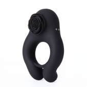 Черное эрекционное кольцо Abe с пультом ДУ - BeYourLover - в Подольске купить с доставкой
