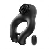 Черное эрекционное кольцо Abe с пультом ДУ - BeYourLover - в Подольске купить с доставкой