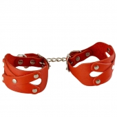 Красные наручники «Цезарь» - Sitabella - купить с доставкой в Подольске