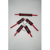 Черно-красный набор фиксаций: наручники, оковы и ошейник - Crazy Handmade - купить с доставкой в Подольске