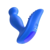 Синий вибромассажер простаты 3,5’’ Remote Control P-spot Massager - 12,5 см. - Erokay - в Подольске купить с доставкой