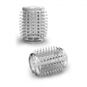 Прозрачная насадка с шипами STAY HARD COCK SLEEVE 01 CLEAR - Blush Novelties - в Подольске купить с доставкой