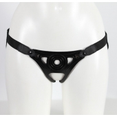 Черный пояс унисекс с коннектором - LOVETOY (А-Полимер) - купить с доставкой в Подольске