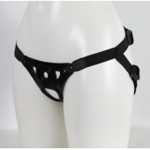 Черный пояс унисекс с коннектором - LOVETOY (А-Полимер) - купить с доставкой в Подольске