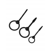 Набор из 3 черных уретральных массажеров Spin - Lola Games - купить с доставкой в Подольске