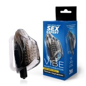 Дымчатый сквозной мастурбатор с вибрацией - Sex Expert - в Подольске купить с доставкой