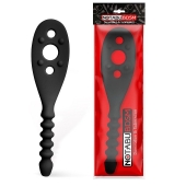 Черная силиконовая шлепалка - 30 см. - Notabu - купить с доставкой в Подольске