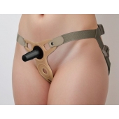 Женский пояс с коннектором и вагинальной пробкой - LOVETOY (А-Полимер) - купить с доставкой в Подольске