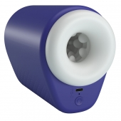 Синий автоматический вибромастурбатор Dj Lady - Baile - в Подольске купить с доставкой