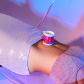 Массажная свеча Light My Fire с ароматом моной - 80 мл. - Love to Love - купить с доставкой в Подольске