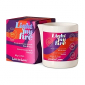 Массажная свеча Light My Fire Coconut с ароматом кокоса - 65 гр. - Love to Love - купить с доставкой в Подольске