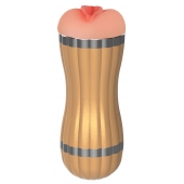 Мастурбатор-вагина с вибрацией в колбе Bevis - Boys of Toys - в Подольске купить с доставкой