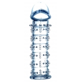 Прозрачная насадка на пенис с рельефом - 12 см. - Boys of Toys - в Подольске купить с доставкой