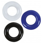 Набор из 3 эрекционных колец без рельефа - Boys of Toys - в Подольске купить с доставкой