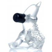 Прозрачное эрекционное виброкольцо с дельфином - Boys of Toys - в Подольске купить с доставкой