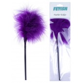 Фиолетовая пуховка для любовных игр - 28 см. - Boys of Toys - купить с доставкой в Подольске