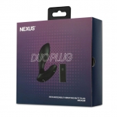 Черная анальная вибровтулка Nexus Duo Plug Medium - Nexus Range