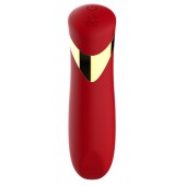 Красный силиконовый мини-вибратор - 13,7 см. - Secwell