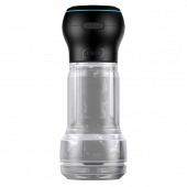 Набор PowerBlow   Feel Pocket Stroker Crystal: мастурбатор и интерактивная насадка - Kiiroo - в Подольске купить с доставкой