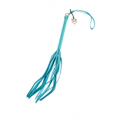 Голубая кожаная плеть - 50 см. - Pecado - купить с доставкой в Подольске