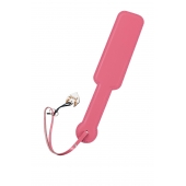 Розовый кожаный пэддл - 37 см. - Pecado - купить с доставкой в Подольске