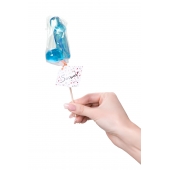 Голубой леденец в форме члена со вкусом блю кюрасао - 80 гр. - Sosuчki - купить с доставкой в Подольске