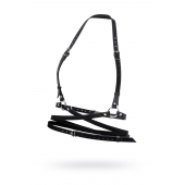 Черная кожаная портупея «Осанка» - Pecado - купить с доставкой в Подольске