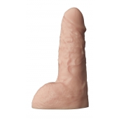 Телесный фаллоудлинитель с мошонкой Cock Next - 19 см. - LOVETOY (А-Полимер) - в Подольске купить с доставкой