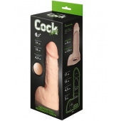 Телесный фаллоудлинитель с мошонкой Cock Next - 17 см. - LOVETOY (А-Полимер) - в Подольске купить с доставкой