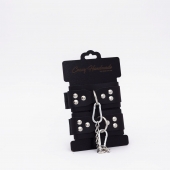 Черные кожаные наручники с регулируемыми ремешками - Crazy Handmade - купить с доставкой в Подольске