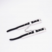 Бело-красные кожаные оковы - Crazy Handmade - купить с доставкой в Подольске