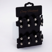 Черные кожаные наручники из звеньев - Crazy Handmade - купить с доставкой в Подольске