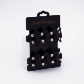 Черные кожаные оковы из звеньев - Crazy Handmade - купить с доставкой в Подольске