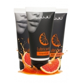 Набор из 3 съедобных лубрикантов JUJU со вкусом грейпфрута - JuJu - купить с доставкой в Подольске