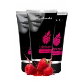 Набор из 3 съедобных лубрикантов JUJU со вкусом малины - JuJu - купить с доставкой в Подольске