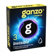 Супертонкие презервативы Ganzo Invisible - 3 шт. - Ganzo - купить с доставкой в Подольске