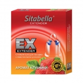 Стимулирующая насадка Sitabella Extender  Клубника - Sitabella - купить с доставкой в Подольске