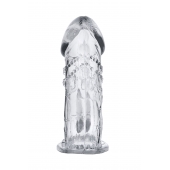 Прозрачная насадка на пенис Uco - 13 см. - A-toys - в Подольске купить с доставкой