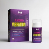 Стимулирующий гель с эффектом вибрации Blackberry Vibration - 15 мл. - INTT - купить с доставкой в Подольске