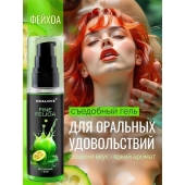 Съедобная смазка на водной основе с ароматом фейхоа - 60 гр. - Биоритм - купить с доставкой в Подольске